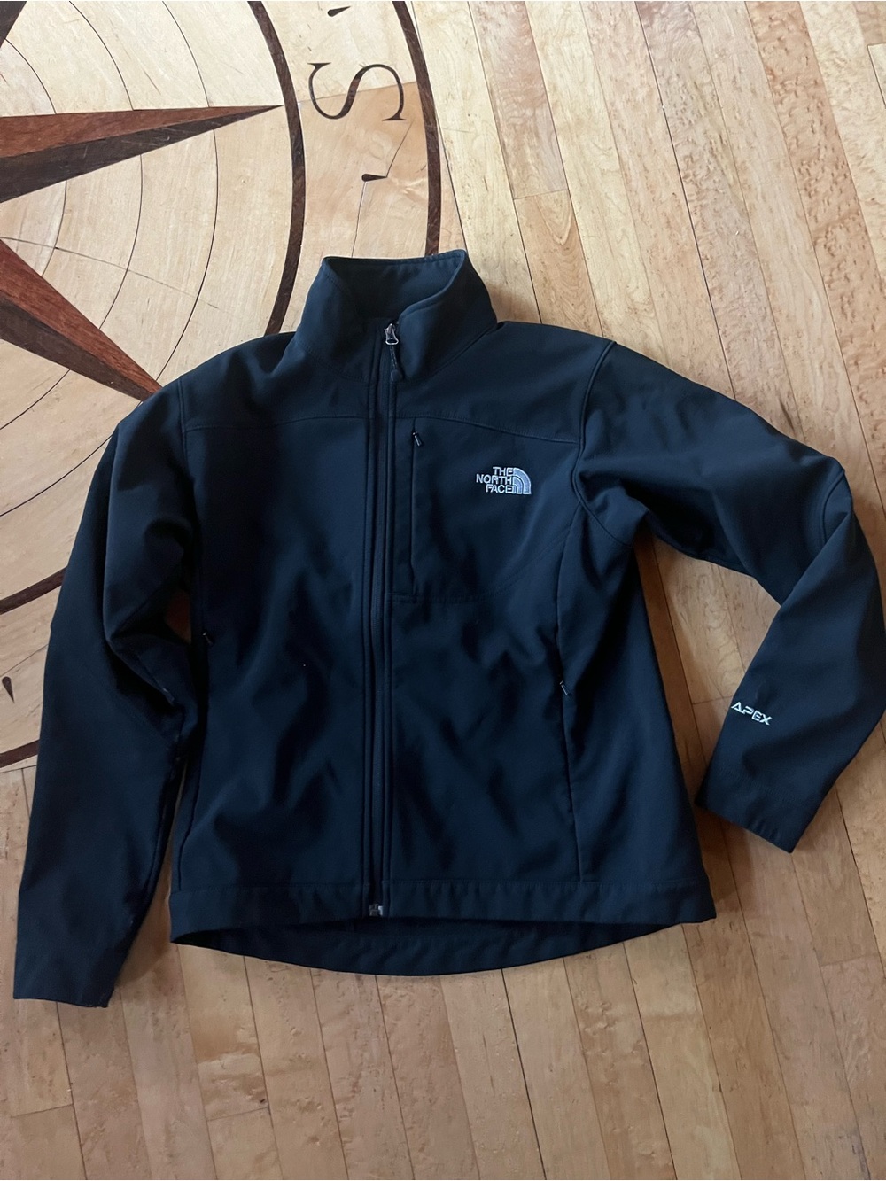 The North Face Black Jacket with Logo Tag